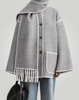 Veste Élégante avec Col Écharpe Confortable 1 - Mode Lumière