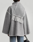 Veste Élégante avec Col Écharpe Confortable 2 - Mode Lumière