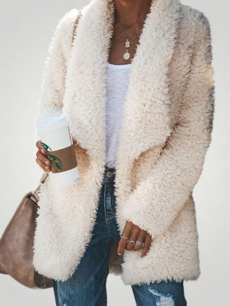 Veste Femme Longue Chic avec Poches Pratiques 5 - Mode Lumière