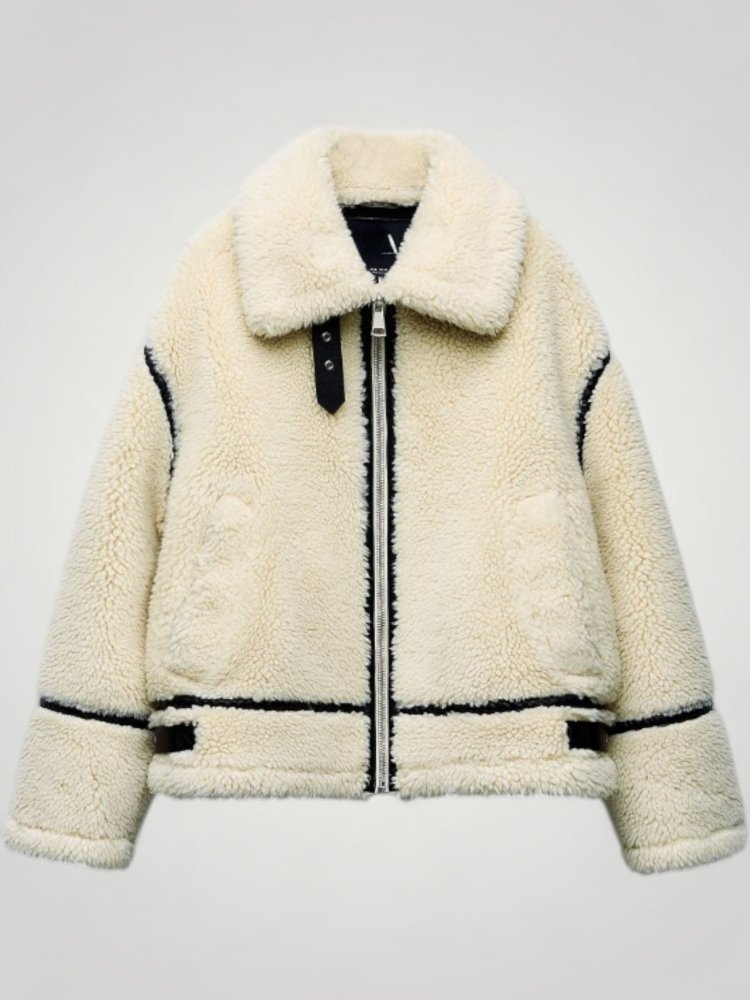 Veste d'Hiver Chic en Peluche Confortable 2 - Mode Lumière