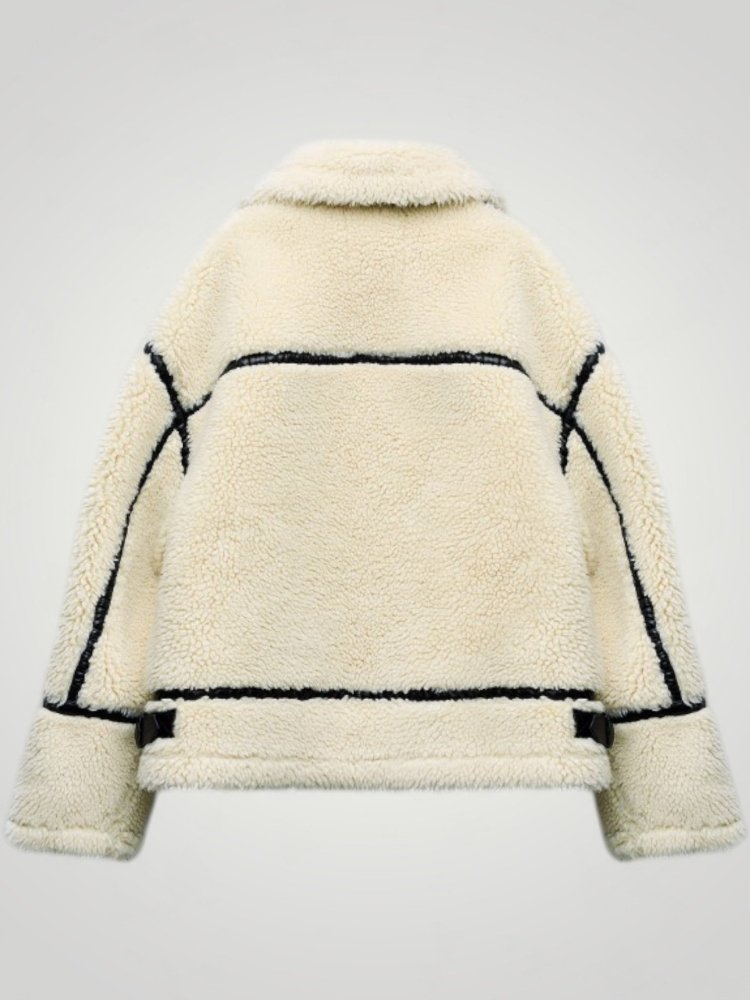 Veste d'Hiver Chic en Peluche Confortable 3 - Mode Lumière