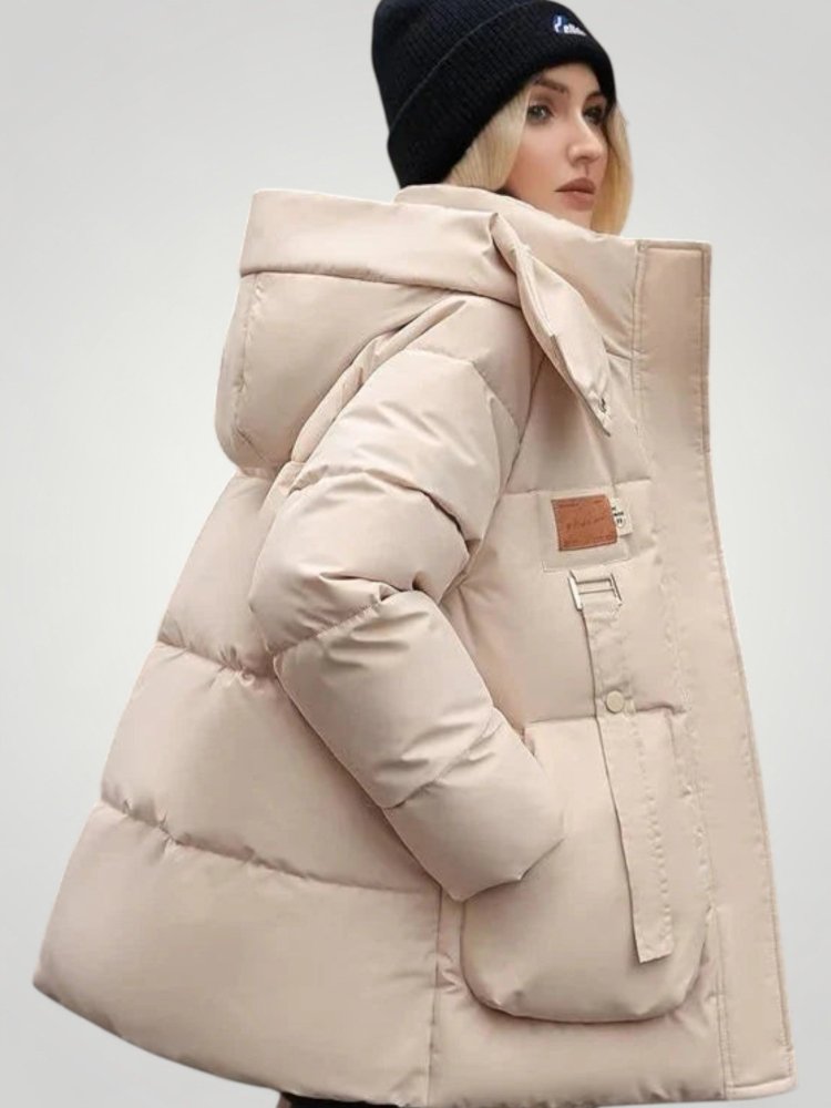 Veste d'Hiver Matelassée Imperméable avec Capuche 1 - Mode Lumière
