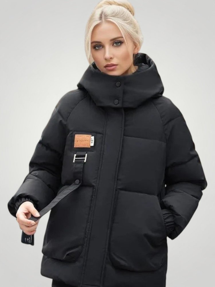 Veste d'Hiver Matelassée Imperméable avec Capuche 2 - Mode Lumière