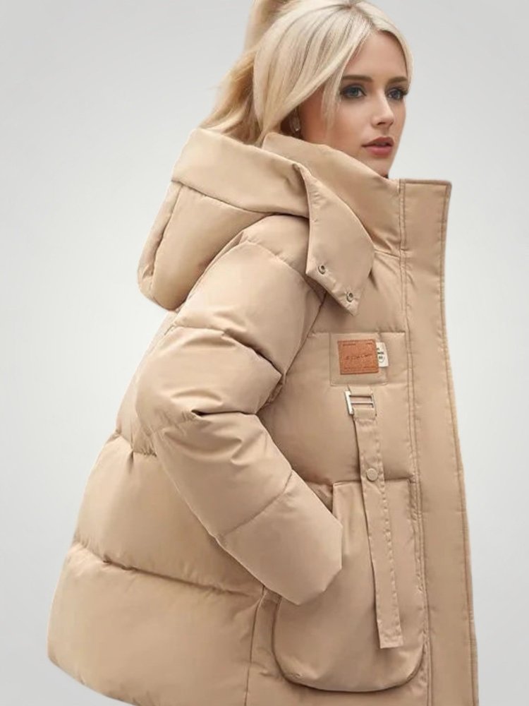 Veste d'Hiver Matelassée Imperméable avec Capuche 3 - Mode Lumière
