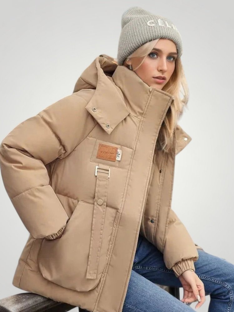 Veste d'Hiver Matelassée Imperméable avec Capuche 4 - Mode Lumière