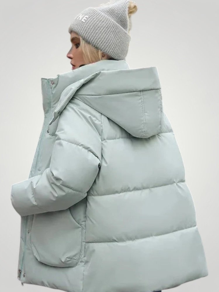 Veste d'Hiver Matelassée Imperméable avec Capuche 6 - Mode Lumière
