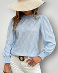 Blouse Élégante à Col Montant 4