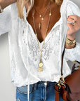 Blouse Élégante avec Détails en Dentelle 1