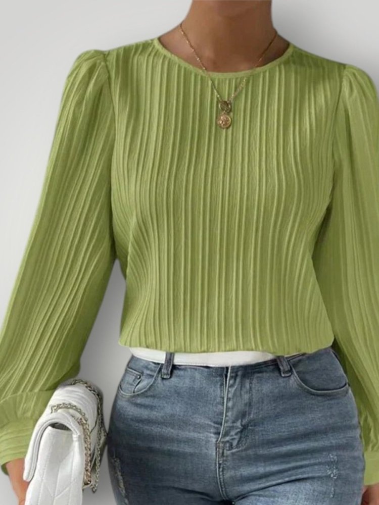 Blouse Femme Plissée Chic et Confortable 4