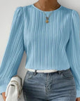 Blouse Femme Plissée Chic et Confortable 2
