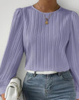 Blouse Femme Plissée Chic et Confortable 3