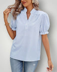 Blouse Femme Rayée Élégante et Confortable 0