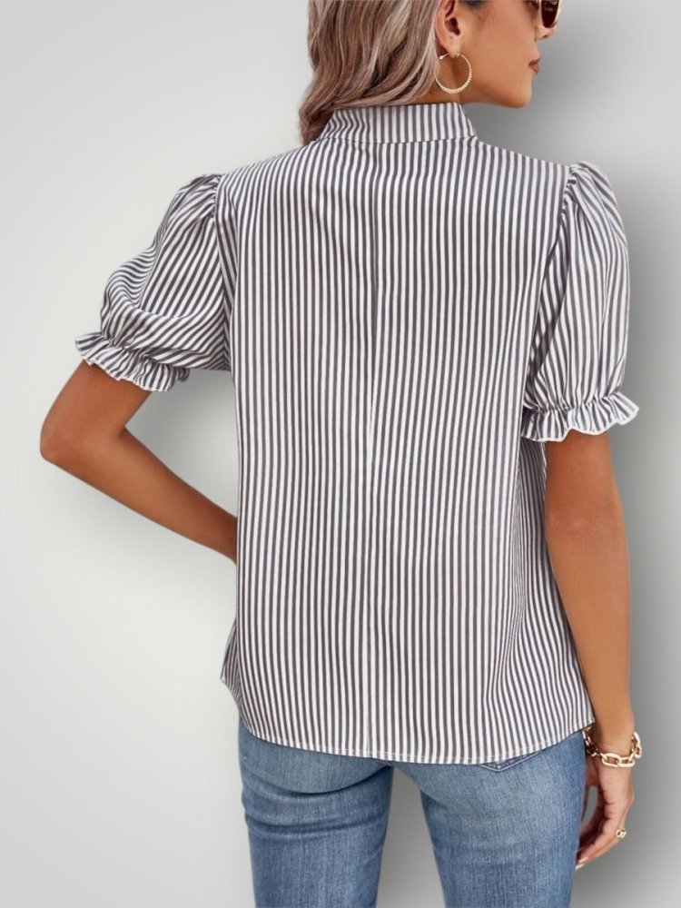 Blouse Femme Rayée Élégante et Confortable 4