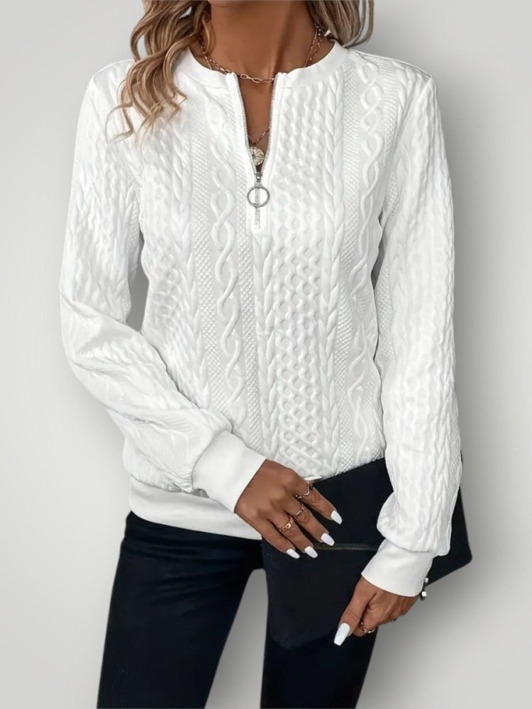 Cardigan Femme Chic à Fermeture Éclair 3