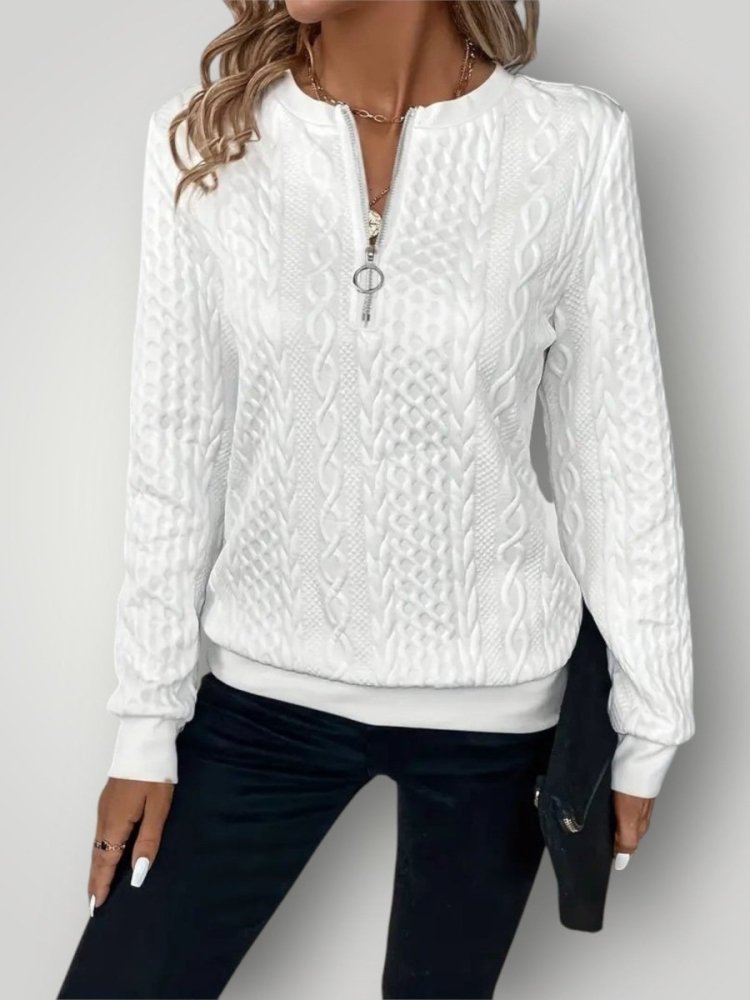 Cardigan Femme Chic à Fermeture Éclair 4