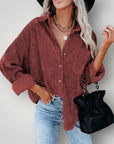 Chemise Vintage en Velours Élégante 3