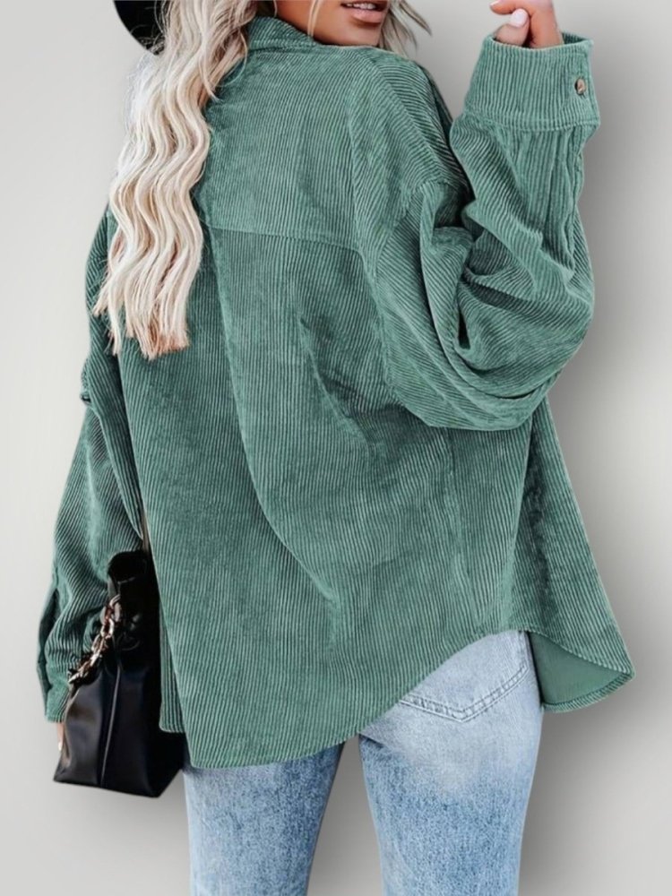 Chemise Vintage en Velours Élégante 8