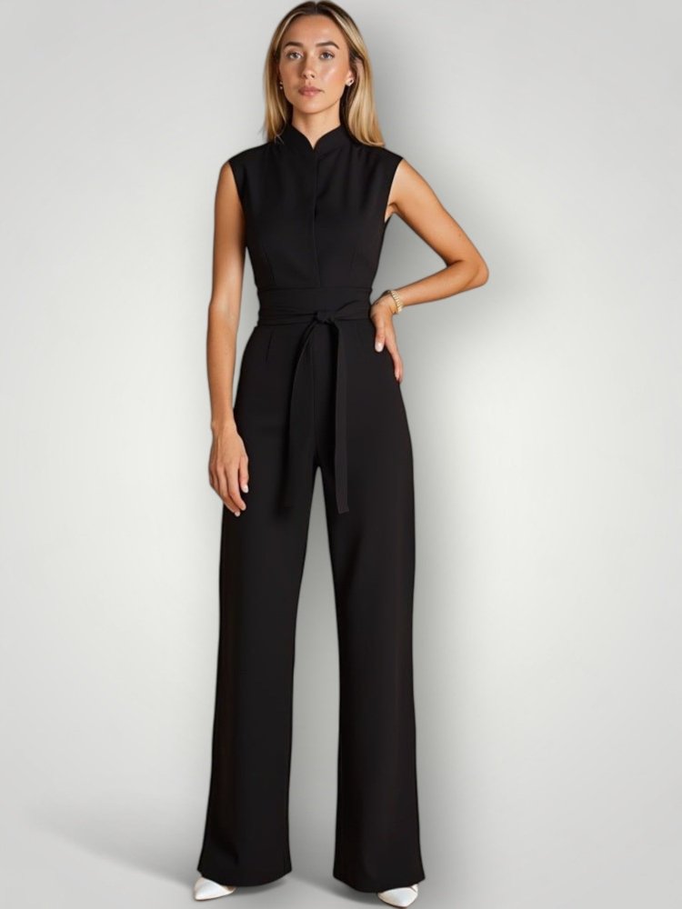 Combinaison Femme Chic Sans Manches Élégante 7