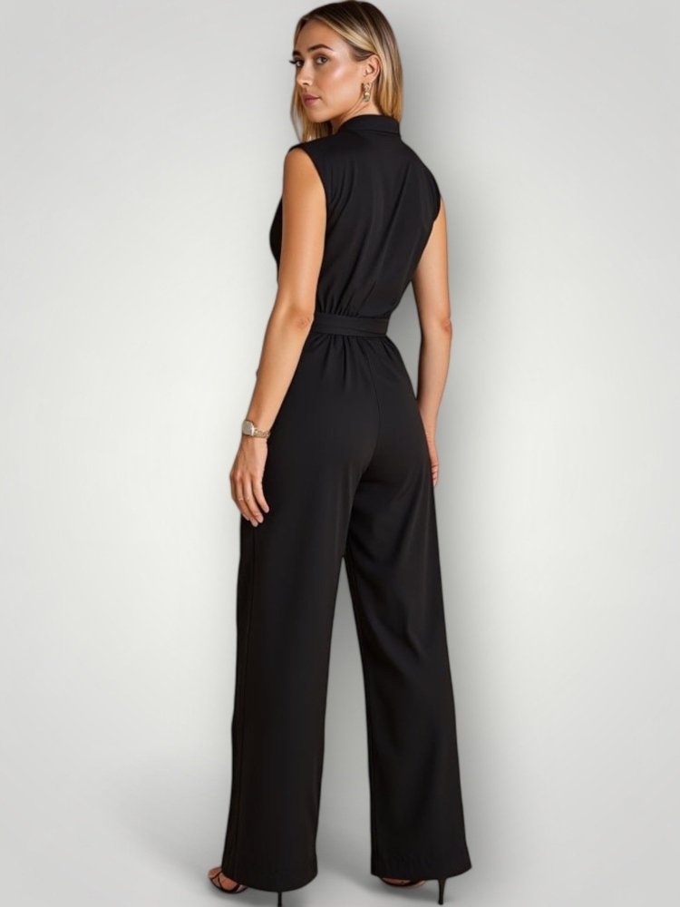 Combinaison Femme Chic Sans Manches Élégante 8