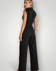 Combinaison Femme Chic Sans Manches Élégante 8