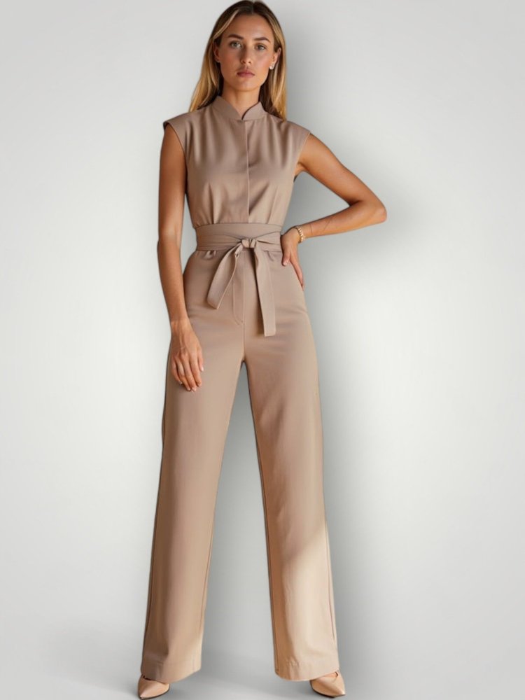 Combinaison Femme Chic Sans Manches Élégante 0