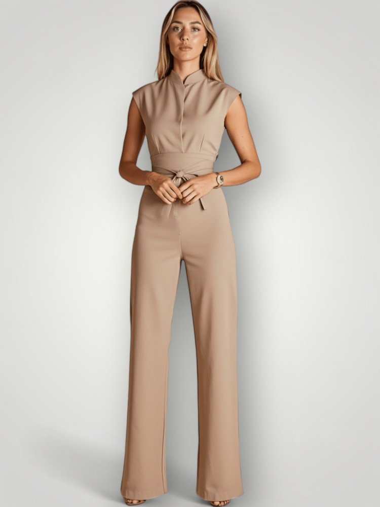Combinaison Femme Chic Sans Manches Élégante 1