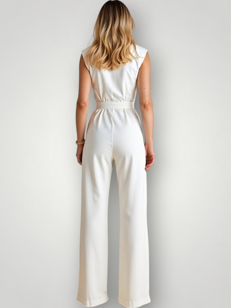 Combinaison Femme Chic Sans Manches Élégante 5
