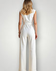 Combinaison Femme Chic Sans Manches Élégante 5