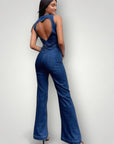 Combinaison Jean Femme Élégante et Confortable 3
