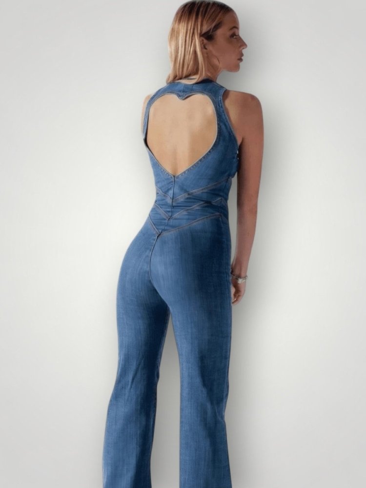 Combinaison Jean Femme Élégante et Confortable 2