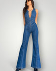 Combinaison Jean Femme Élégante et Confortable 4