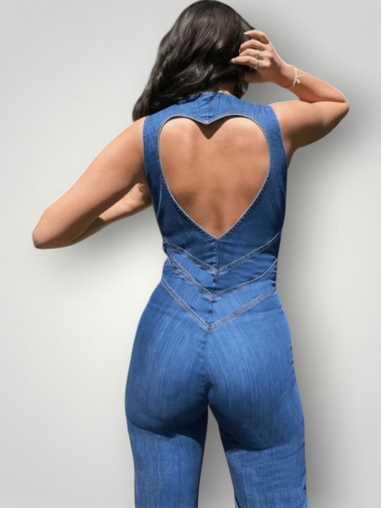 Combinaison Jean Femme Élégante et Confortable 5