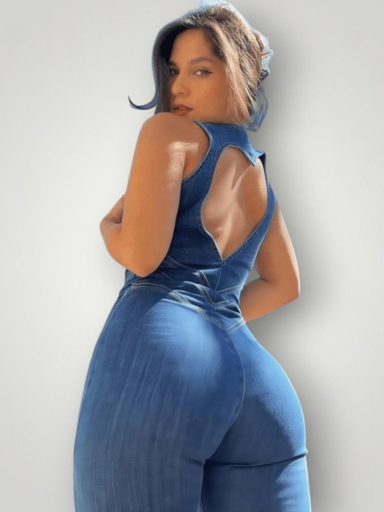 Combinaison Jean Femme Élégante et Confortable 6