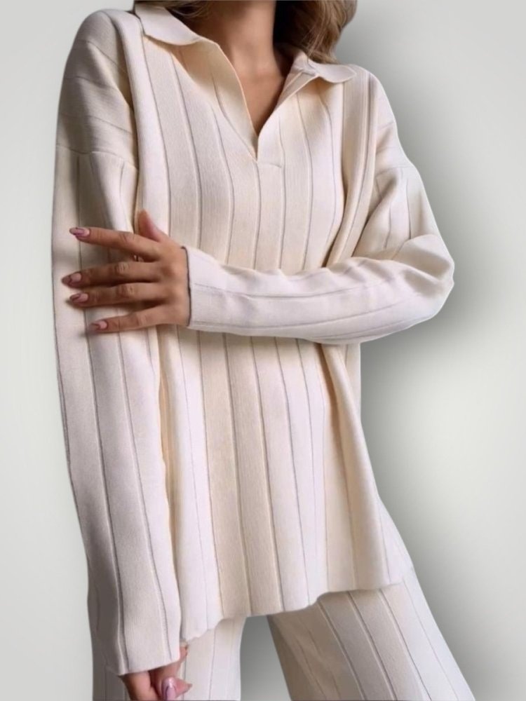 Ensemble Rayé Élégant et Confortable 0