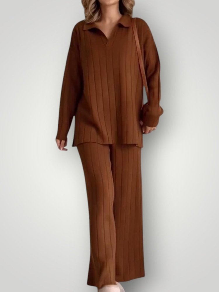 Ensemble Rayé Élégant et Confortable 3