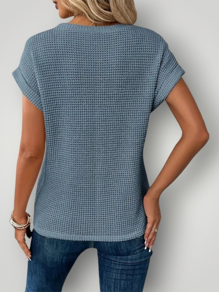 Haut Tricoté Décontracté au Style Élégant 1