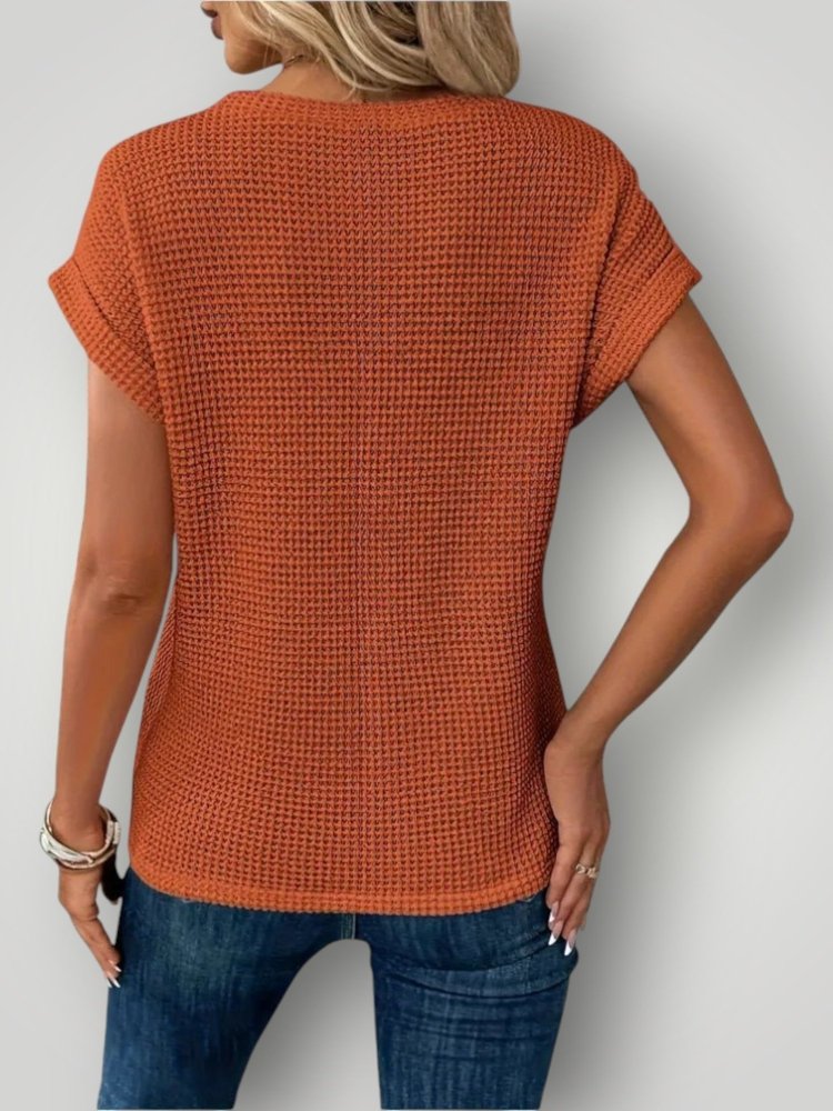 Haut Tricoté Décontracté au Style Élégant 3