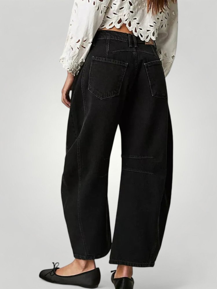 Jean Femme Vintage à Pattes d&#39;Éléphant Élégant 7 - Mode Lumière