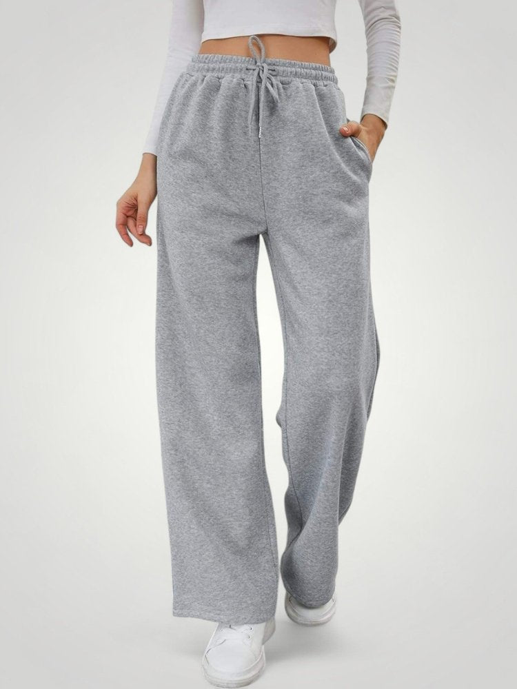 Pantalon de Jogging Taille Haute Confortable 1 - Mode Lumière