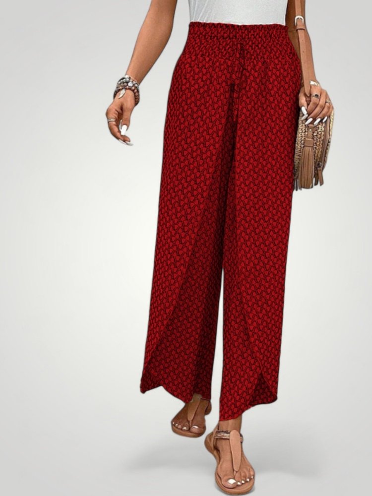 Pantalon Évasé Femme au Style Élégant 2 - Mode Lumière