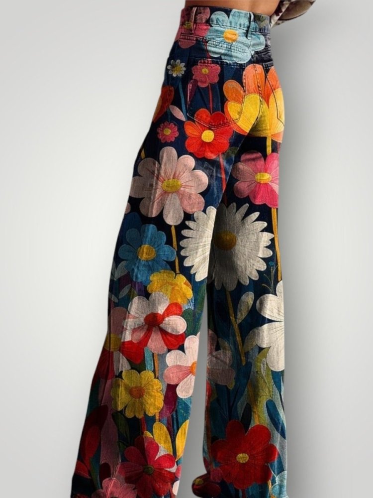 Pantalon Femme Vintage Élégant et Confortable 1