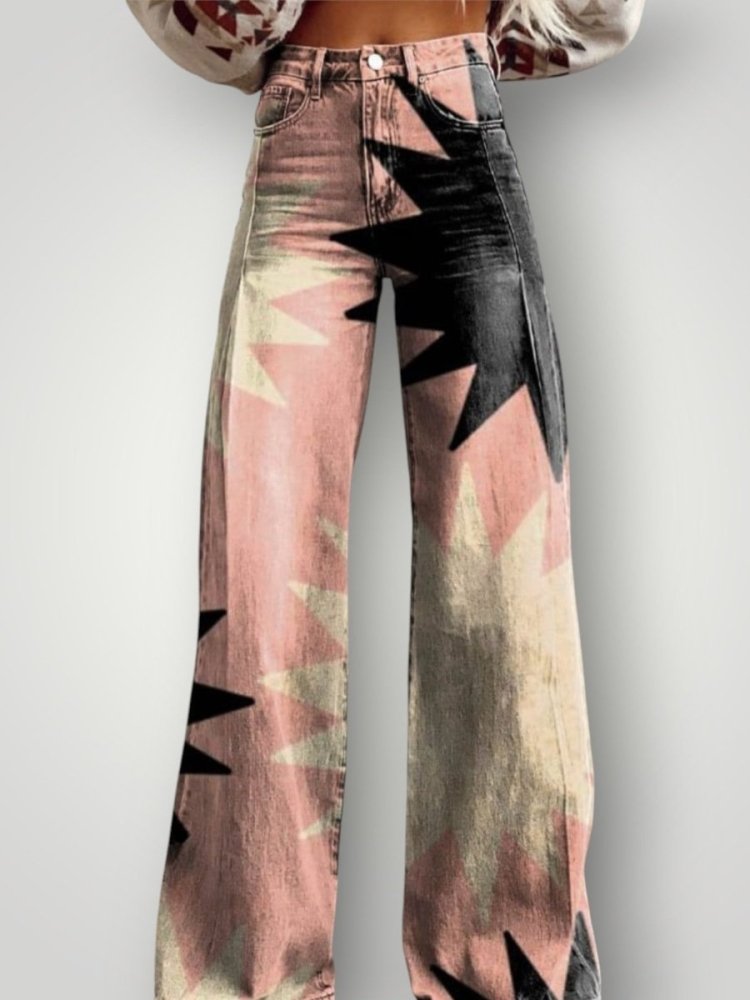 Pantalon Femme Vintage Élégant et Confortable 0