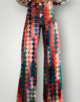 Pantalon Femme Vintage Élégant et Confortable 0