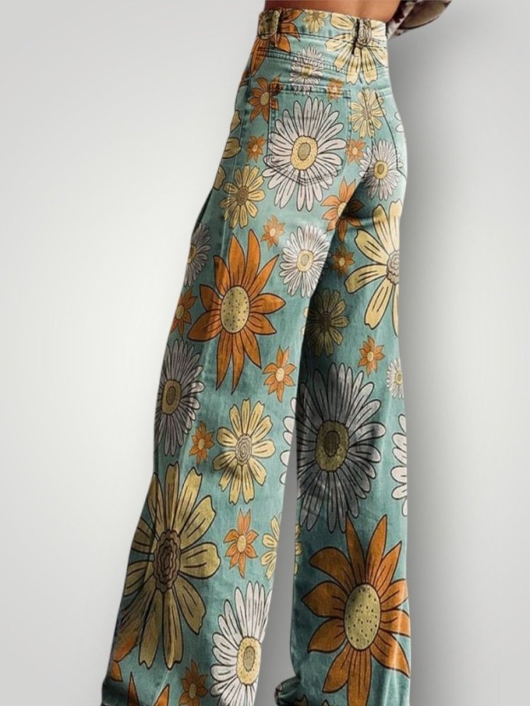 Pantalon Femme Vintage Élégant et Confortable 1