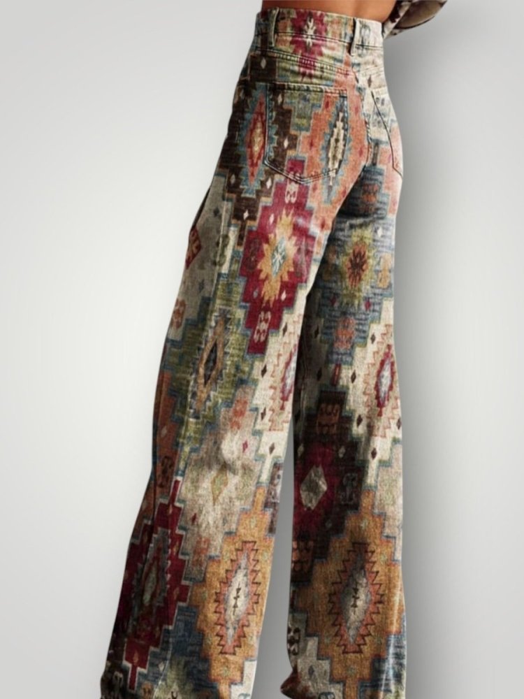 Pantalon Femme Vintage Élégant et Confortable 1