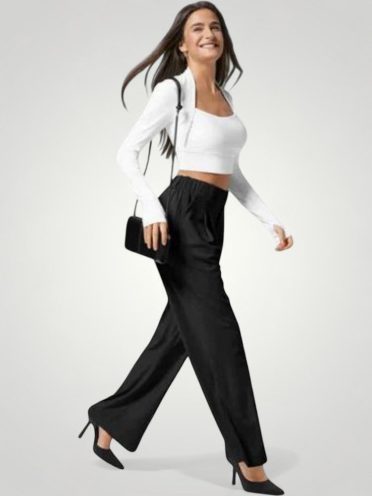 Pantalon Fluide Femme Élégant et Flatteur 5 - Mode Lumière