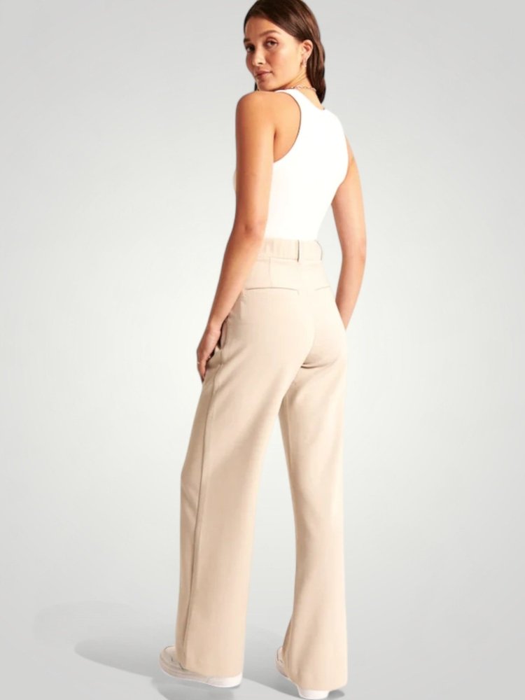 Pantalon Fluide Femme Évasé Élégant 6 - Mode Lumière