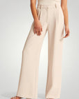 Pantalon Fluide Femme Évasé Élégant 1 - Mode Lumière