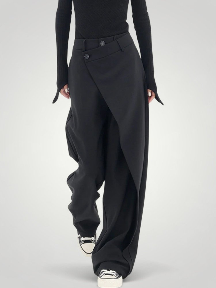 Pantalon Large Femme Élégant au Confort Optimal 1 - Mode Lumière