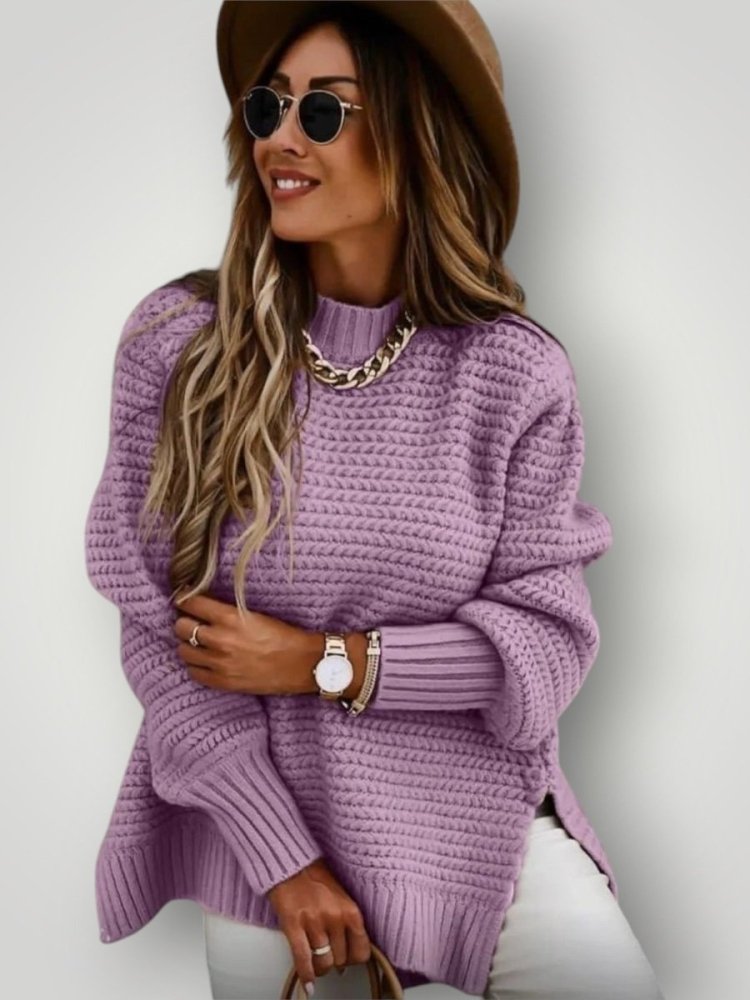 Pull Col Roulé Femme Élégant et Confortable 5